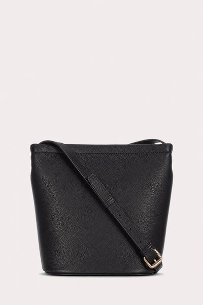 Mia Bucket Bag - Black Pebble