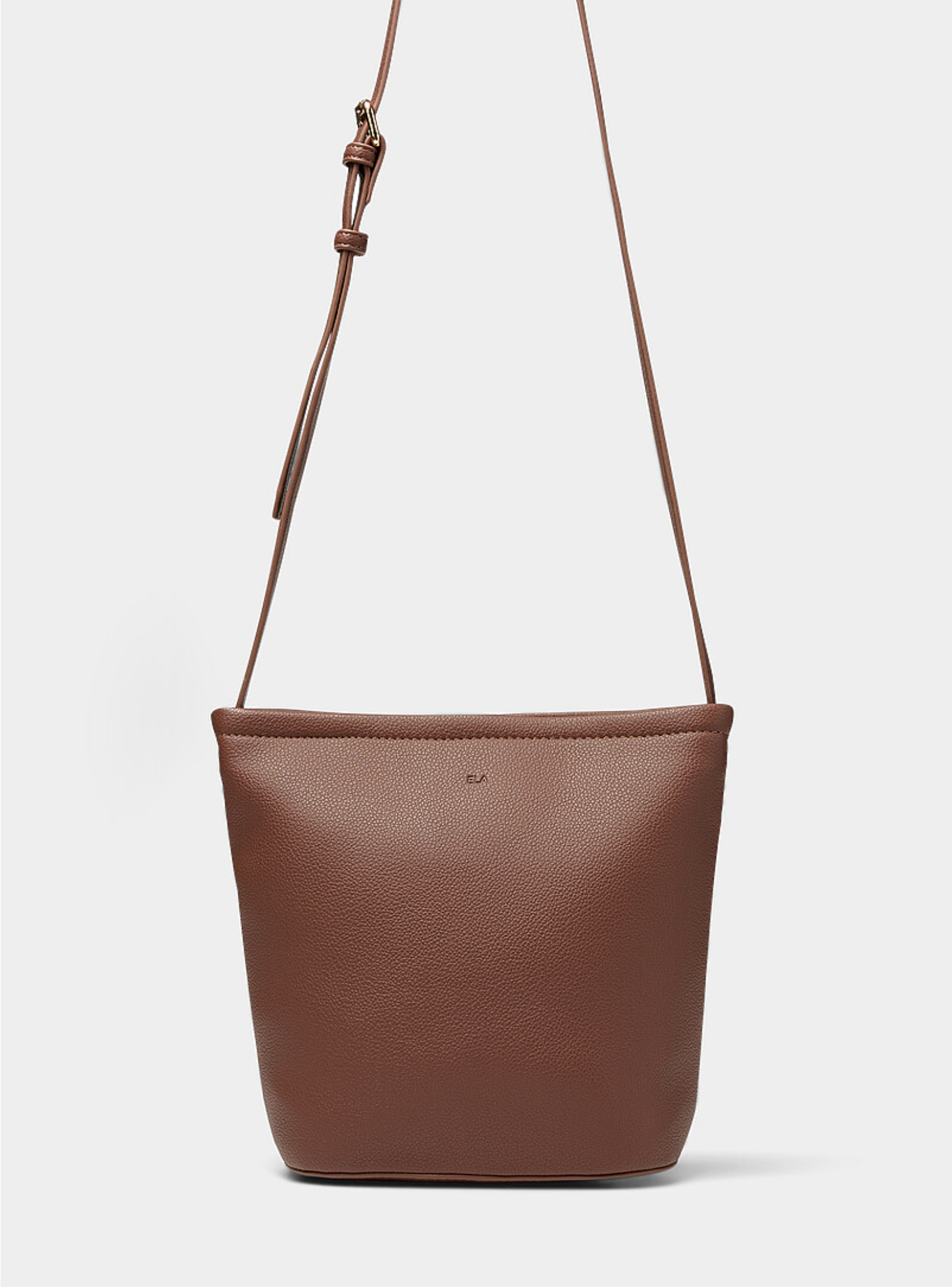 Mini Mia Bucket Bag - Almond Pebble