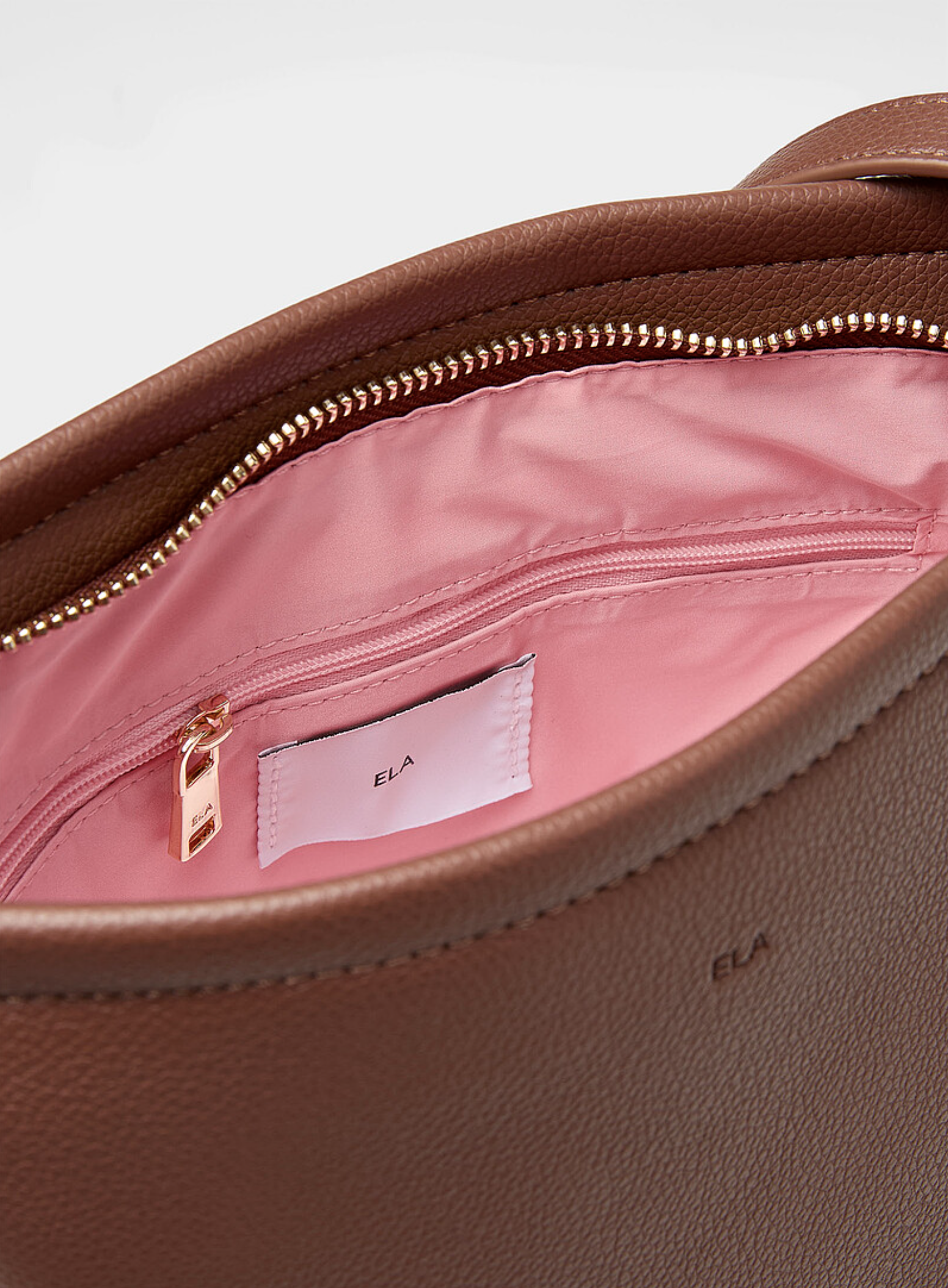 Mini Mia Bucket Bag - Almond Pebble