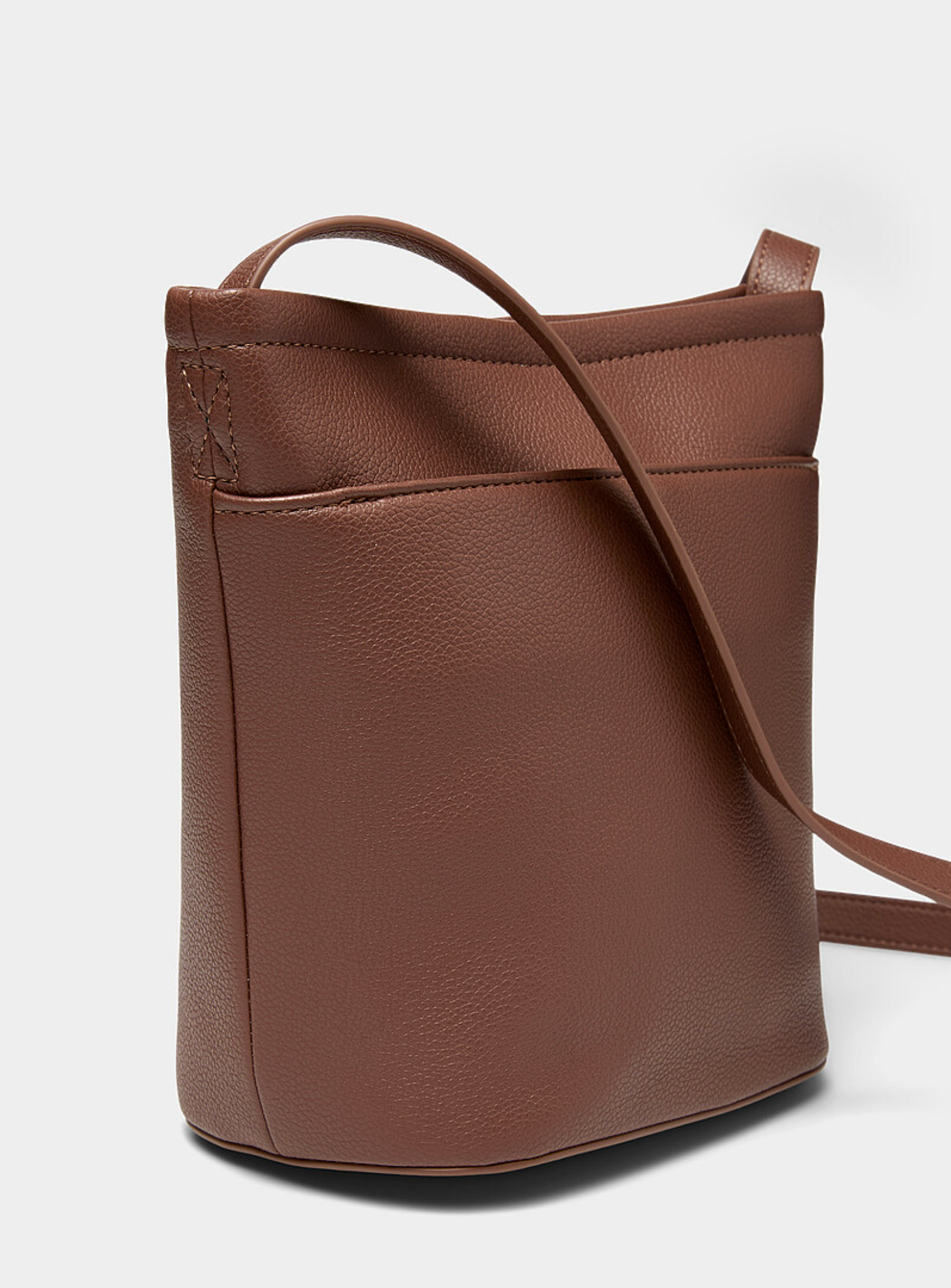 Mini Mia Bucket Bag - Almond Pebble
