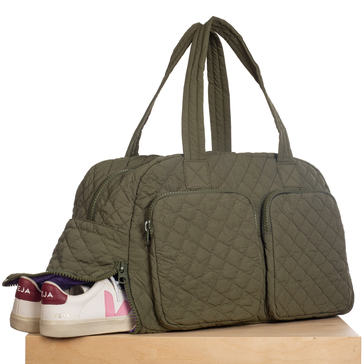 Front Pocket Duffle –  Green (Sample)