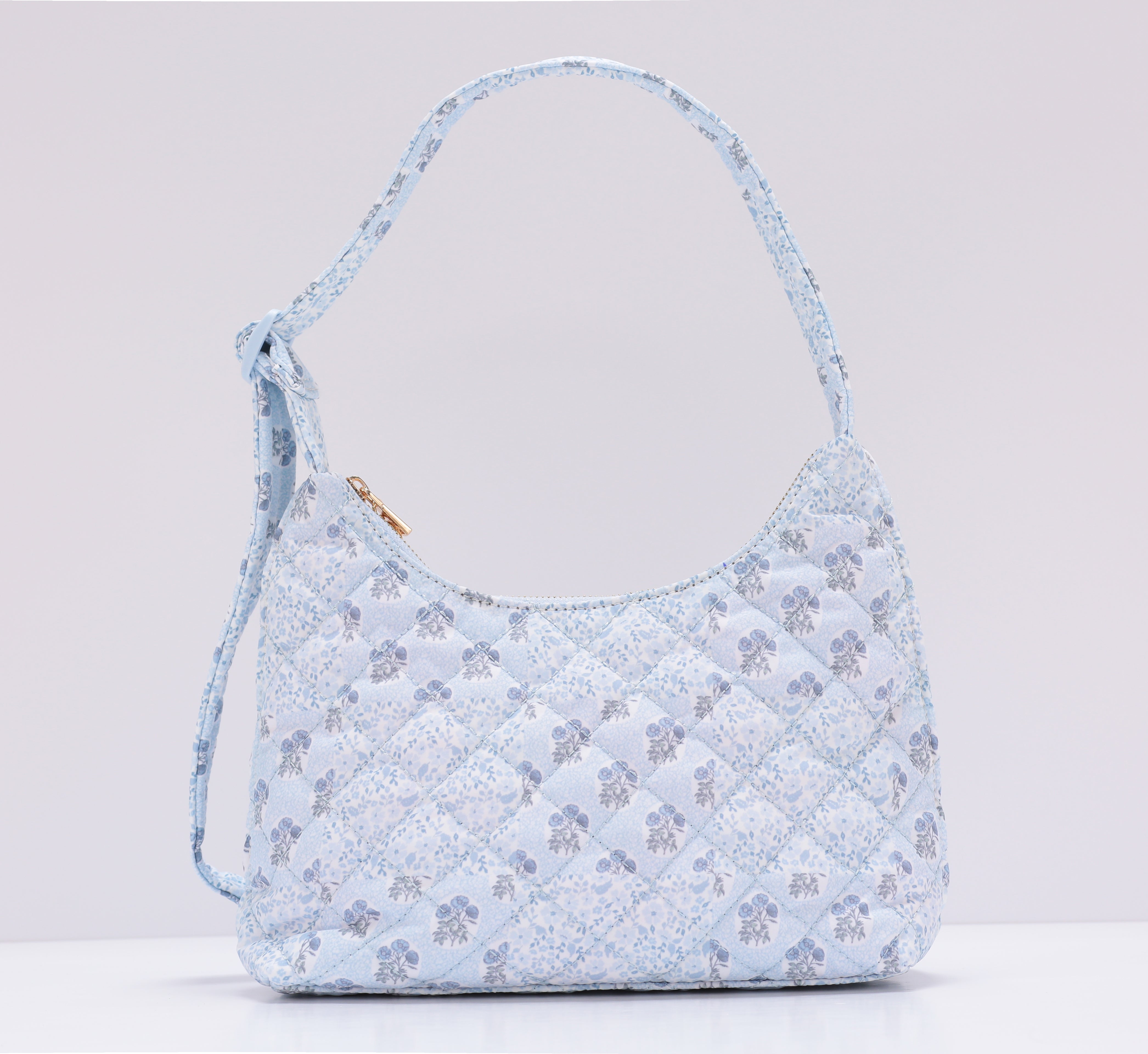 Quilted Marlo Bag - Floral Patch Print (showroom sample)