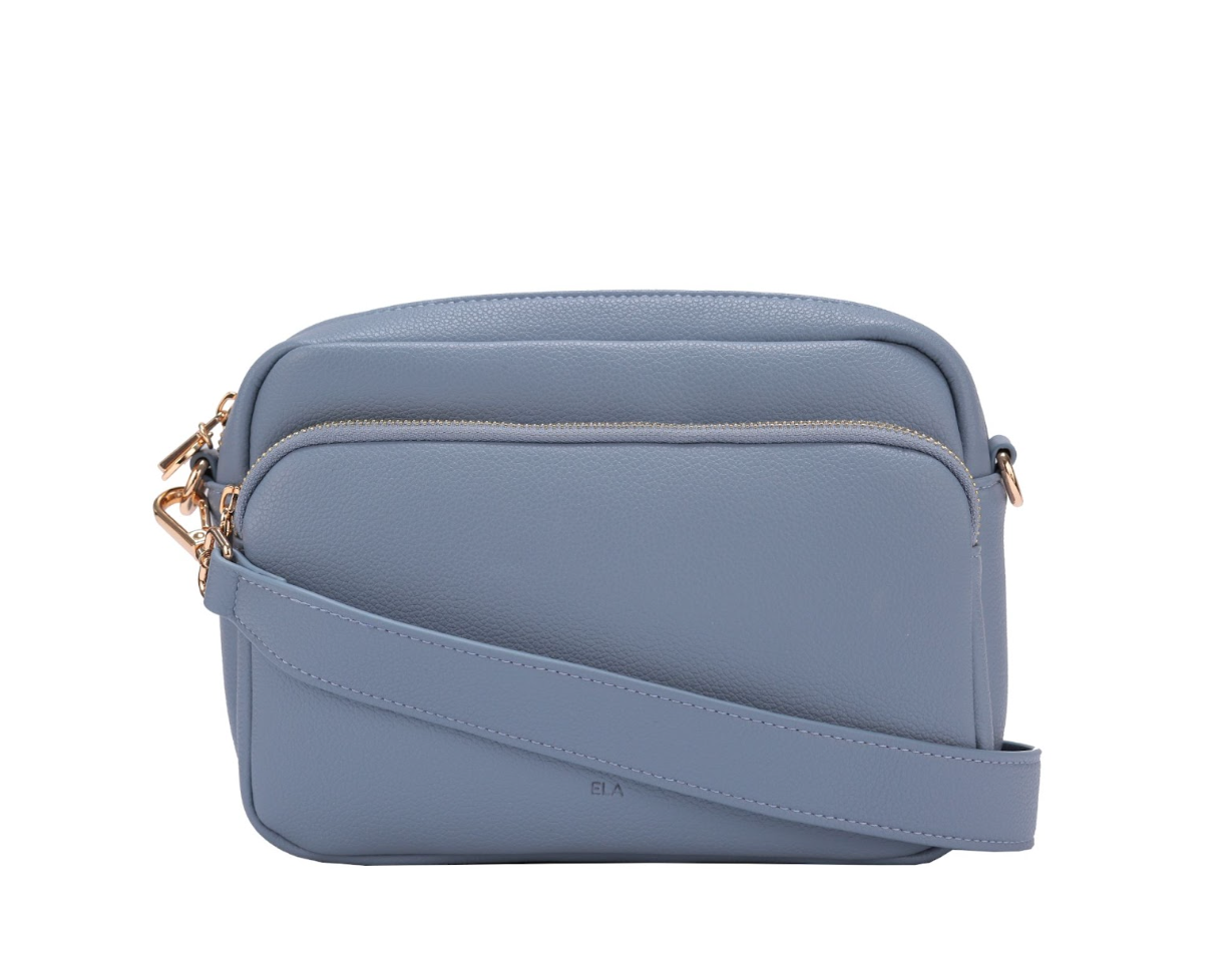 Double Pocket Bag - Blue (showroom sample)