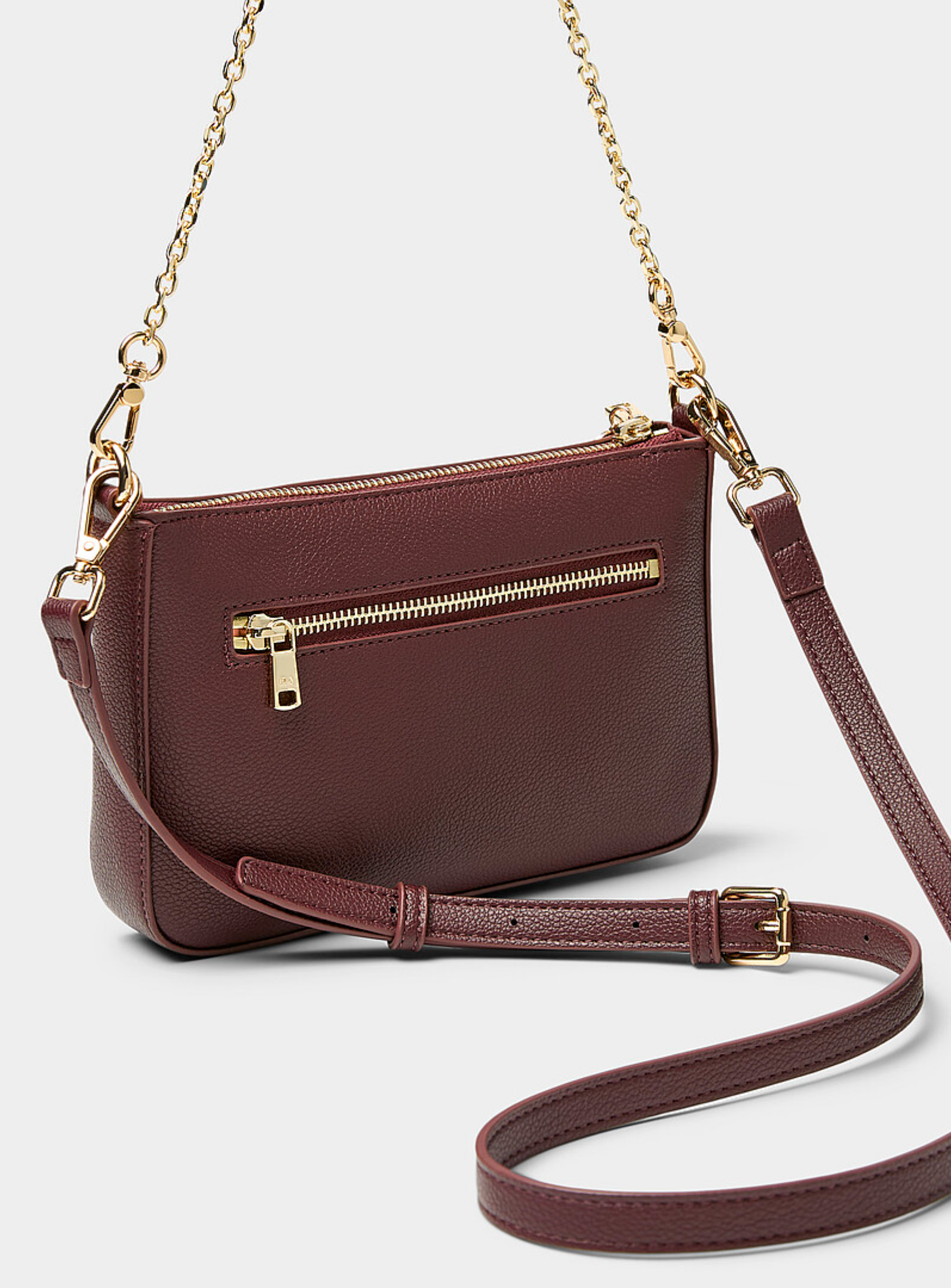 Charlotte Bag - Burgundy with two straps (showroom sample)