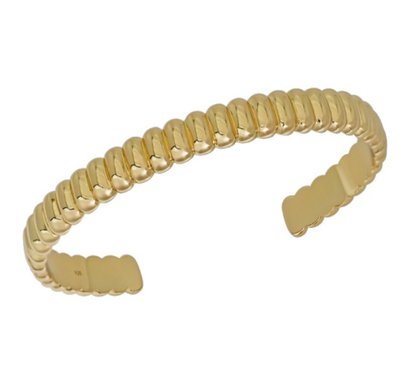 Claw ridge disc - 6 mm bangle (50X43mm)(recycle silver) - Sample