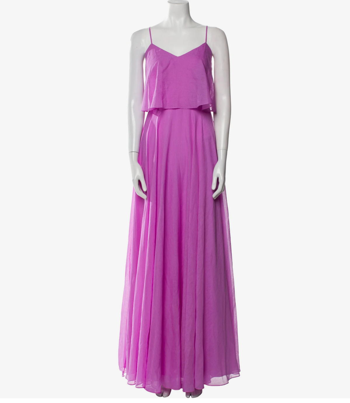 Halston V-Neck Long Dress - Campaign Shoot Clothing