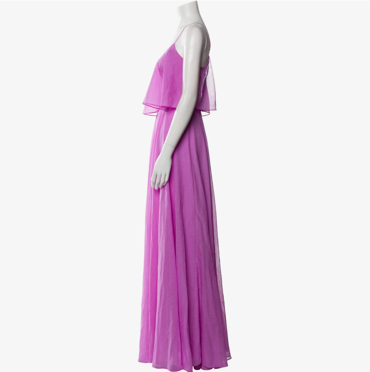Halston V-Neck Long Dress - Campaign Shoot Clothing