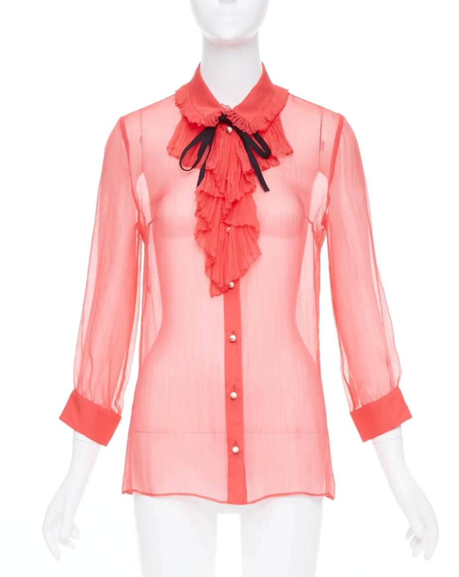 Gucci Silk Blouse (black tie not included)