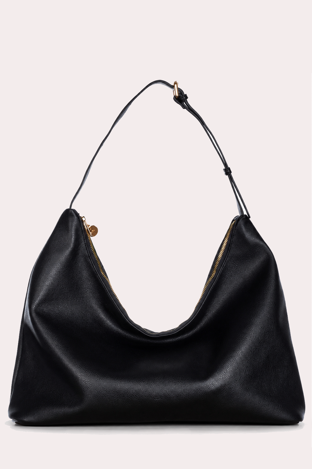 Triangle Bag – Black Pebble