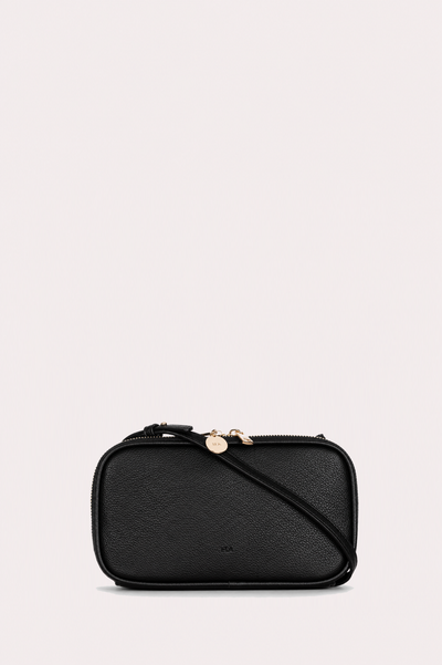 Willow Crossbody Bag - Black Pebble