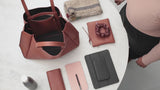 Catch All Tote – Cappuccino Pebble