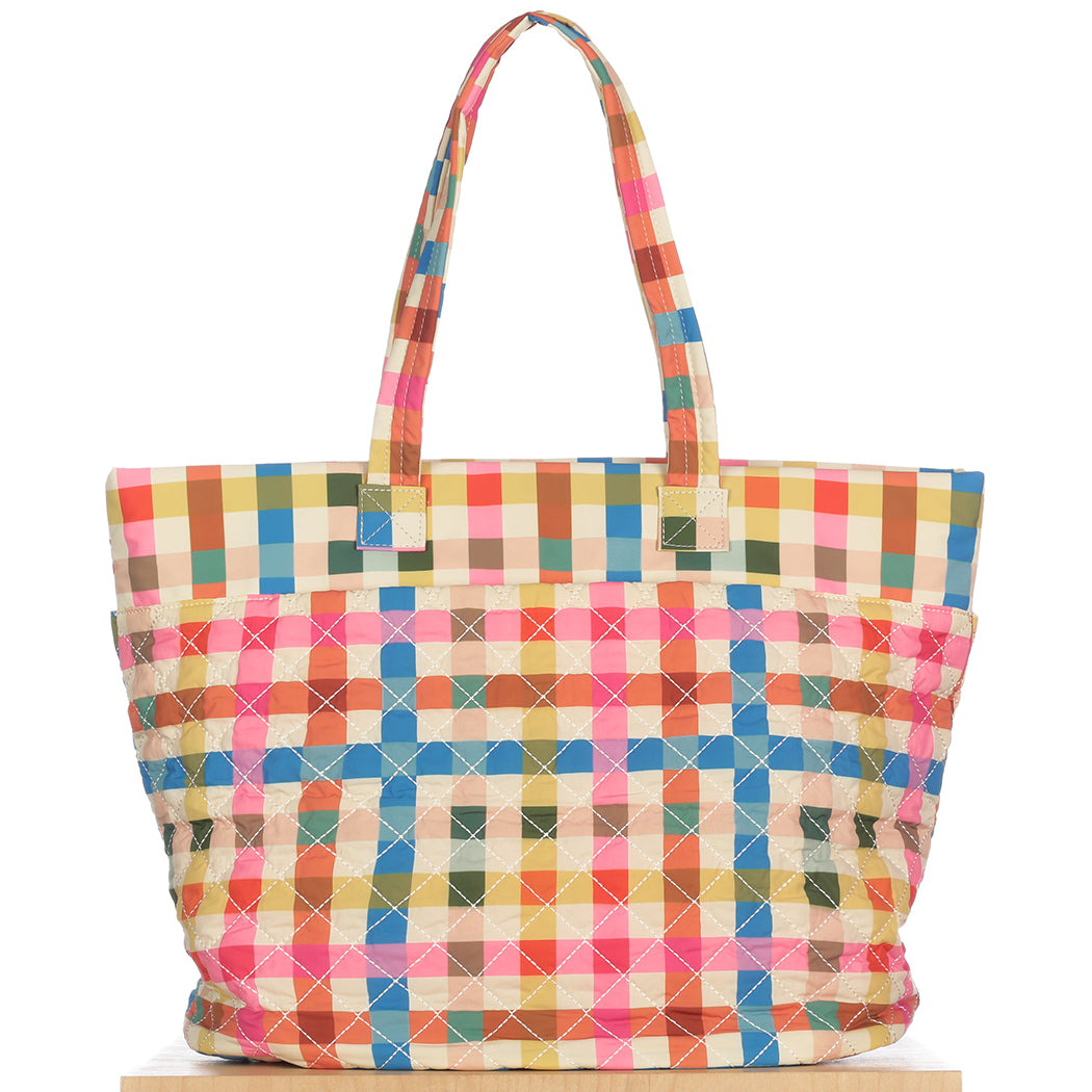 ela x Jillian Harris - New Everyday Tote 2.0 - Gingham Print