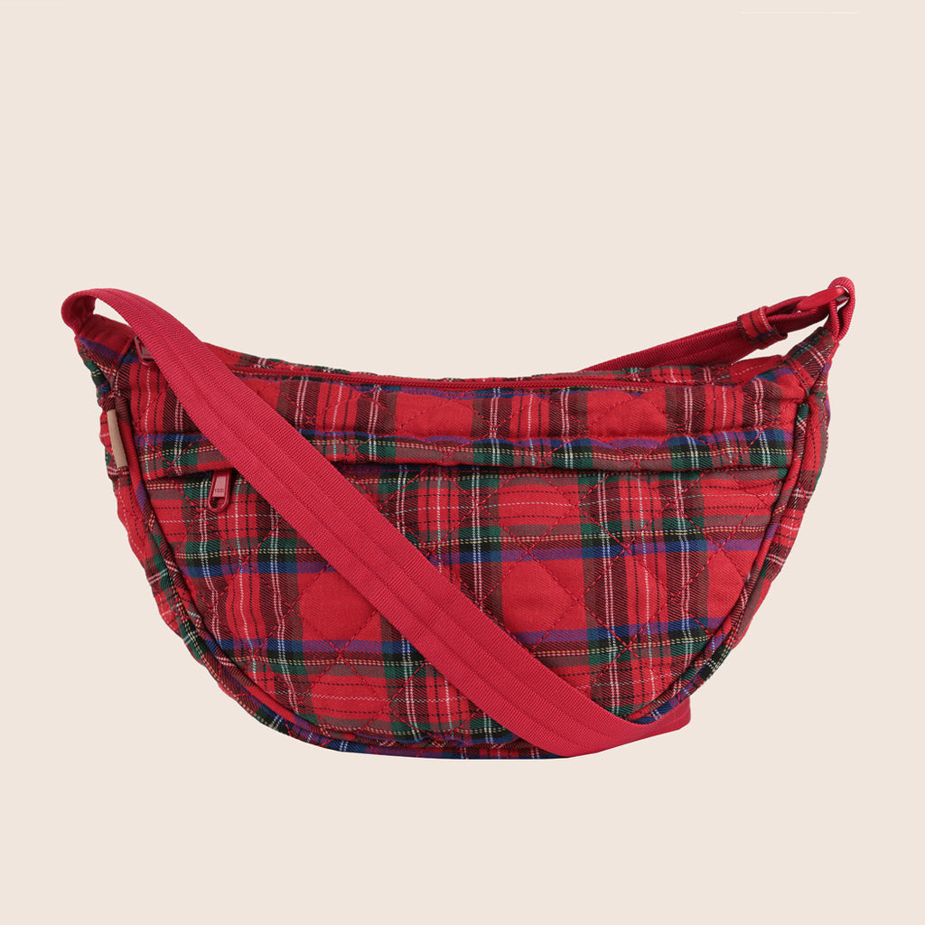 ela x Jillian Harris Crossbody Bag Plaid Print