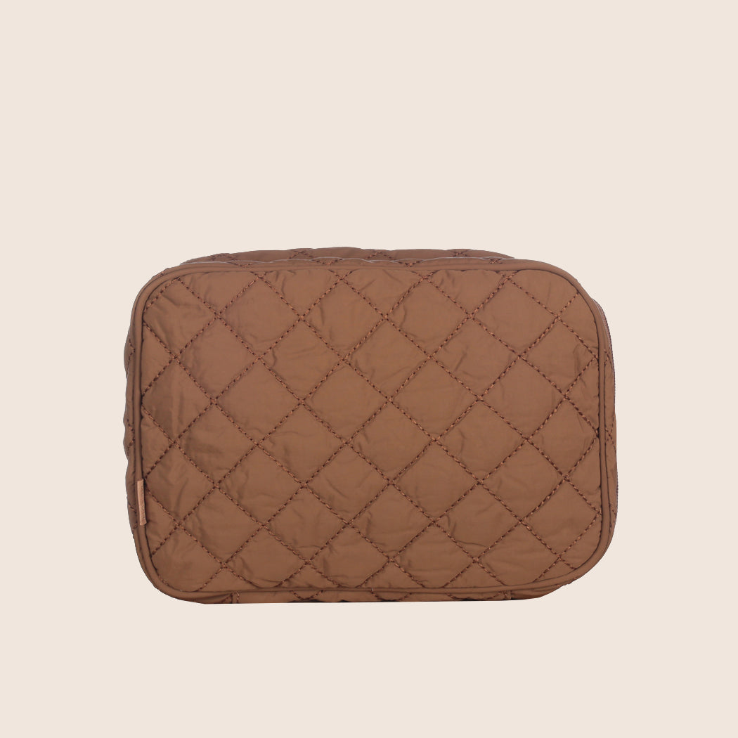 ela x Jillian Harris - Zipped Travel Case - Brown