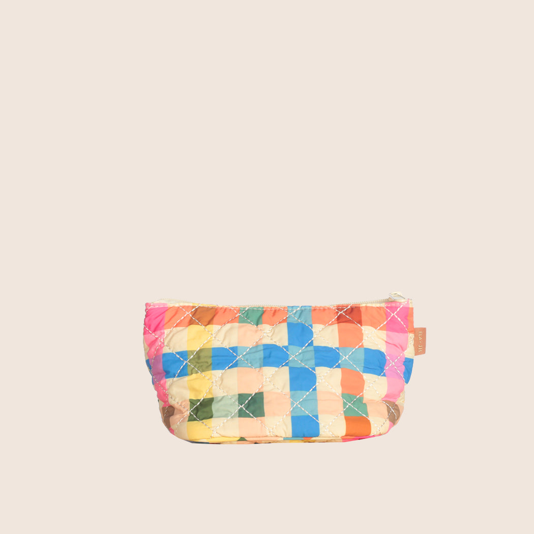 ela x Jillian Harris - Mini Cosmetic Case - Gingham Print