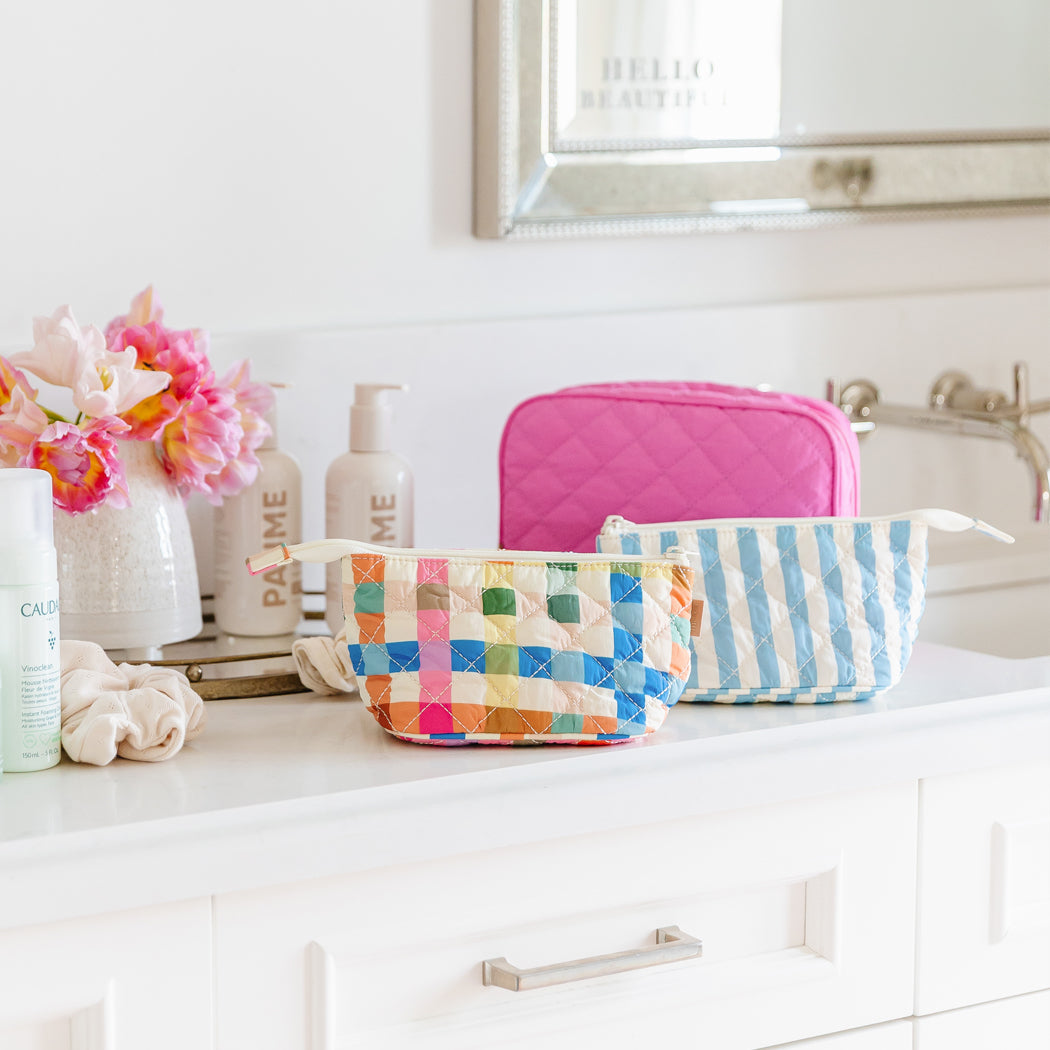 ela x Jillian Harris - Zipped Travel Case - Pizzazz Pink