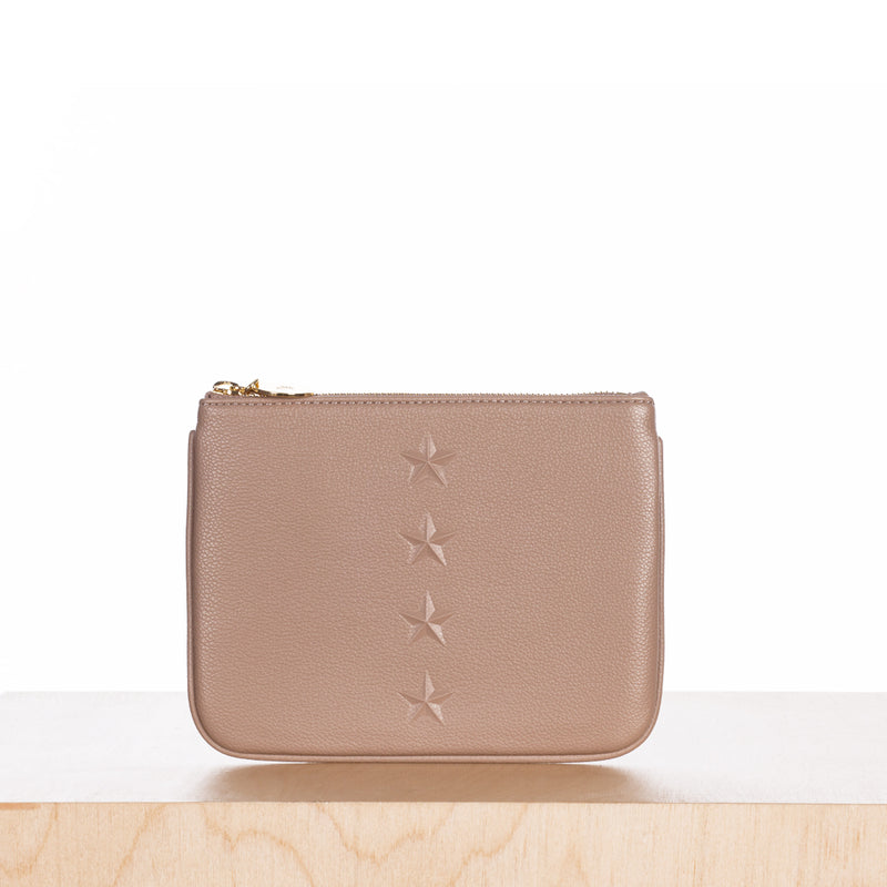 Star Wallet - Taupe Pebble