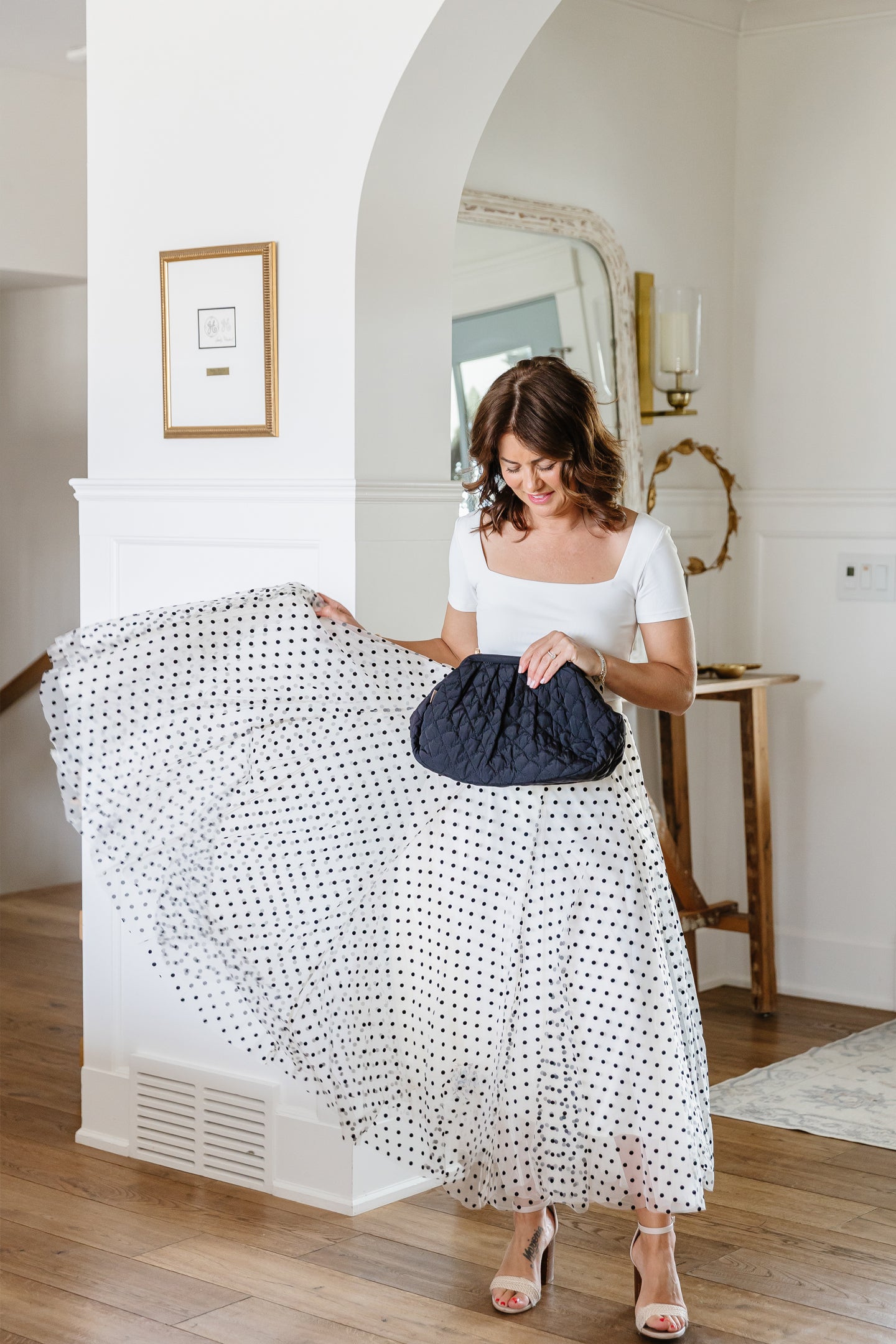 ela x Jillian Harris - Frame Clutch - Black