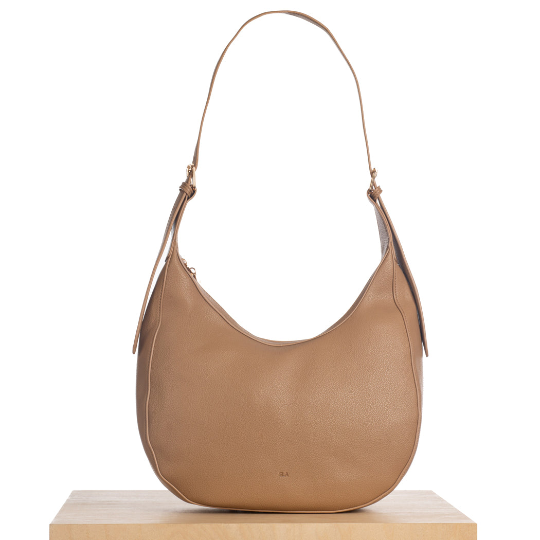 Hobo Bag – Khaki Pebble