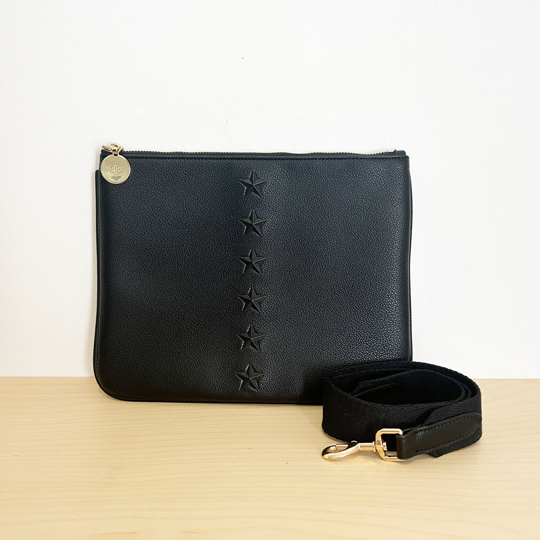 Pouch with Strap - Black Sample Sale