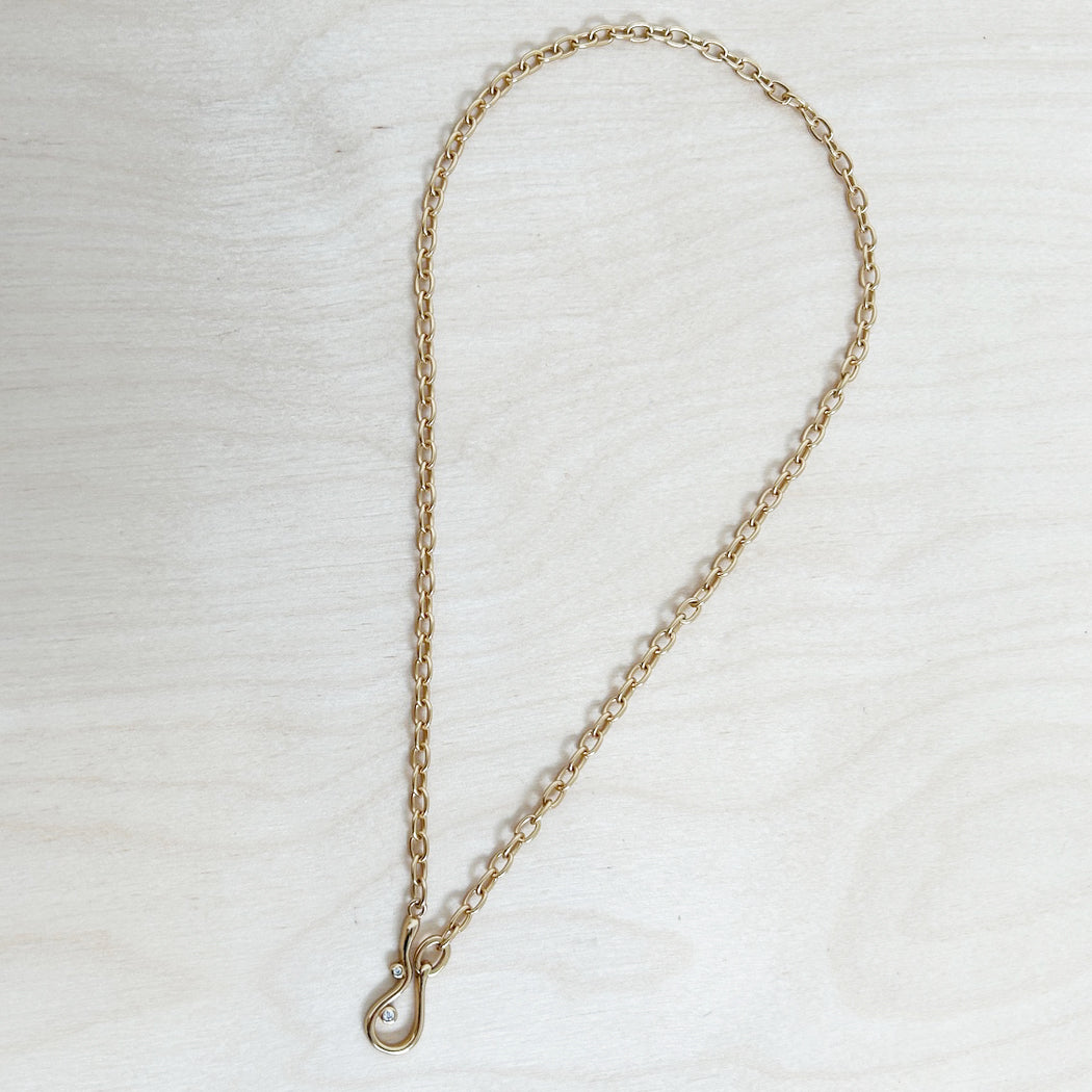 Flow necklace with stone detail - SAMPLE SALE