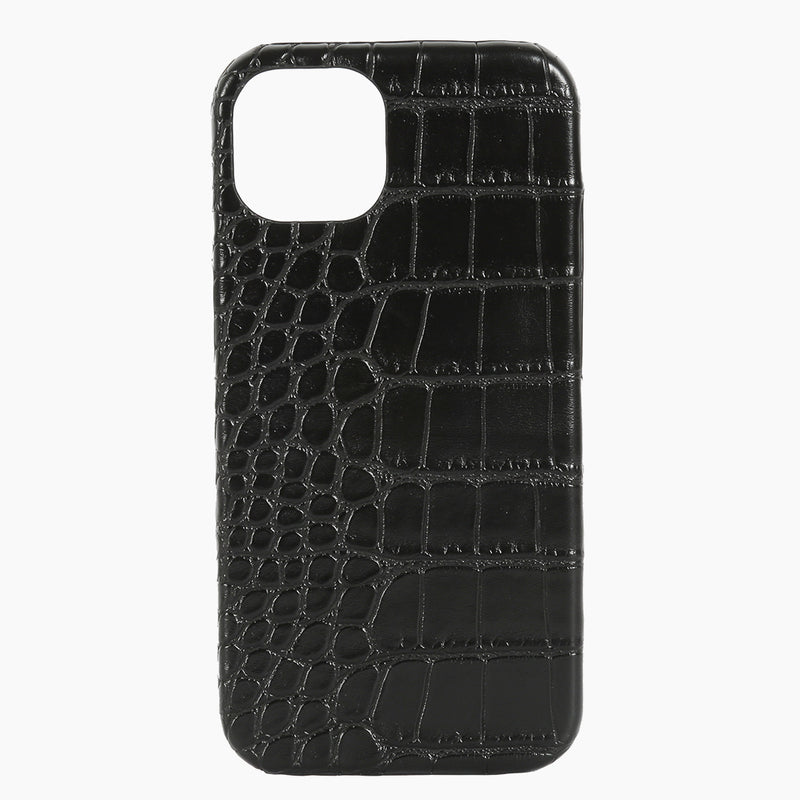 Phone Case Black Croc Hot Stamped (Monogramming included in price)