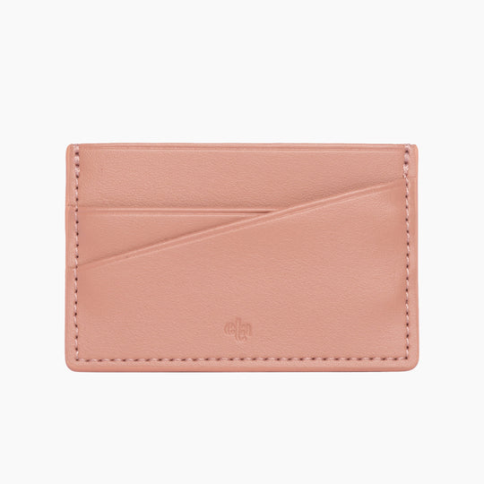 Apple Leather Card Holder - Rose