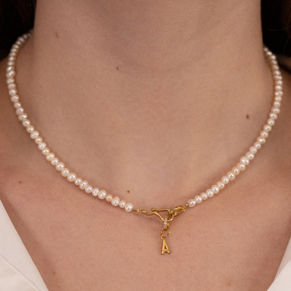 Hinge Jump Ring With Stone Detail For Charms - compatible with freshwater pearl necklace