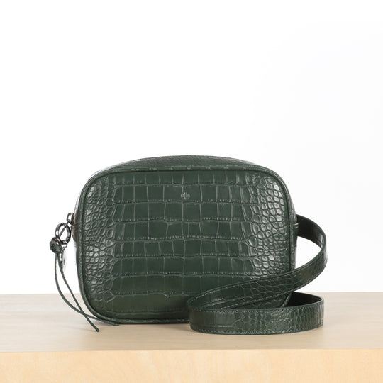 Belt Bag – Forest Green Croc