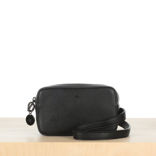 Micro Belt Bag – Black Pebble