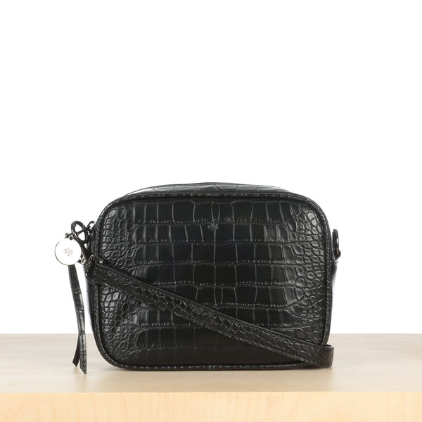 Muse Bag - Black Croc Effect