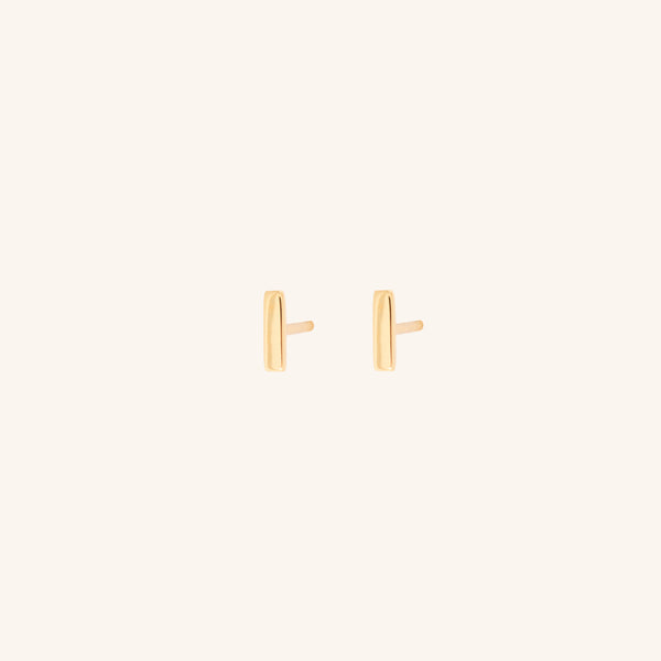 Mini Bar Stud Earrings